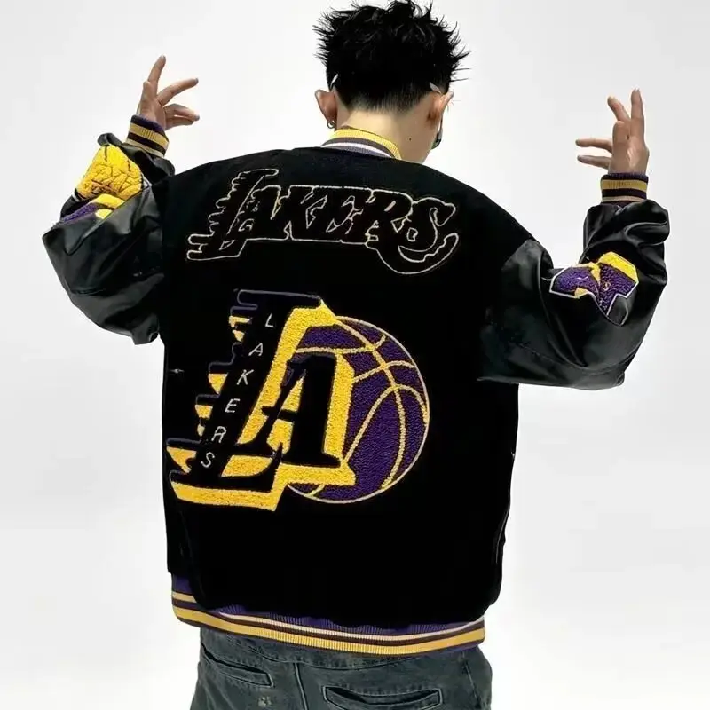 Los Angeles Lakers Varsity Jacket [2 styles] vista 4