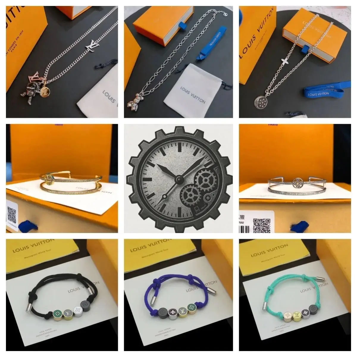 Louis Vuitton Monogram World Tour Necklace/Bracelet [40 styles]