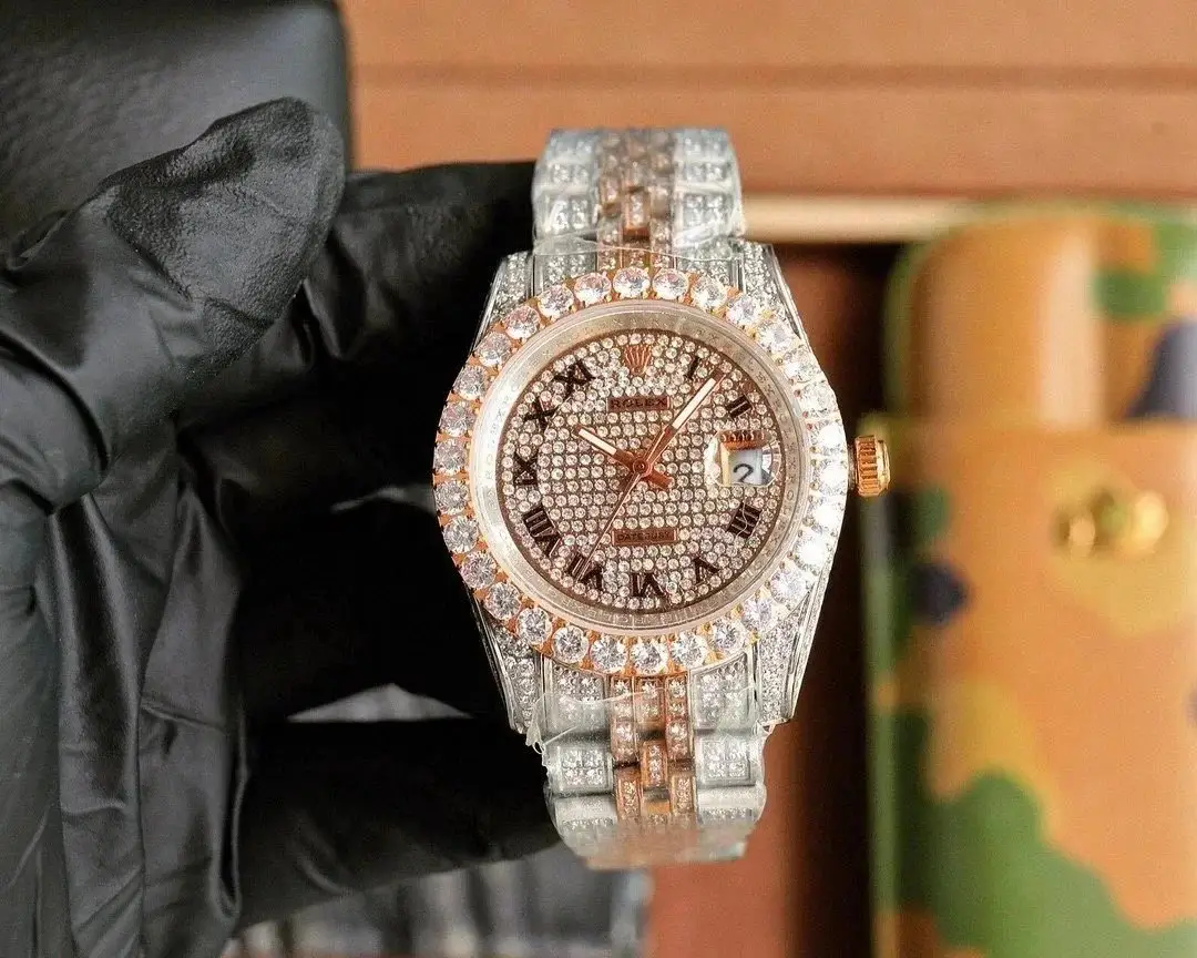 Rolex Datejust 40mm Diamond Inlay Watch [4 styles] vista 2