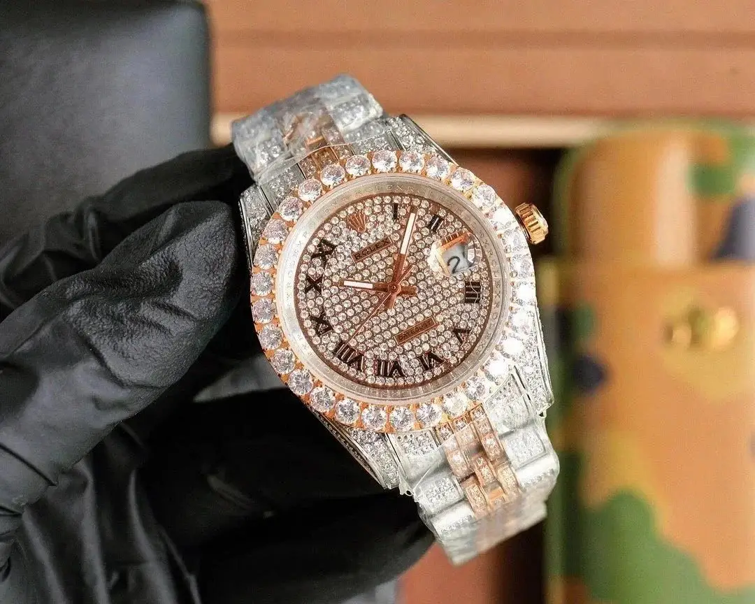 Rolex Datejust 40mm Diamond Inlay Watch [4 styles] vista 3