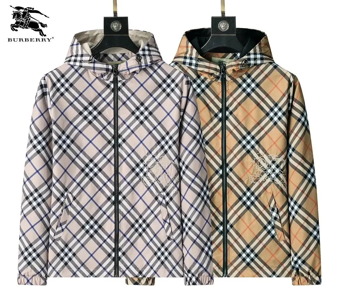 Burberry Check Print Hooded Jacket vista 2