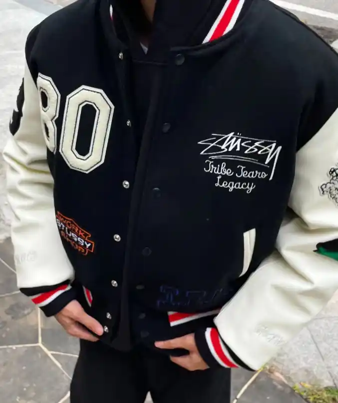 Stussy Baseball Jacket [4 styles] vista 2