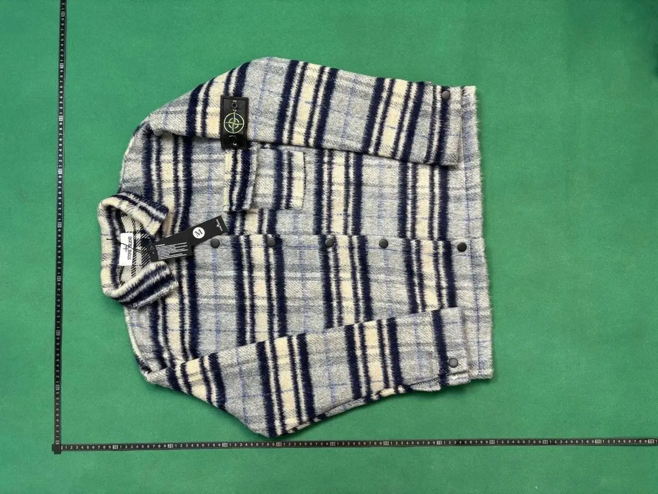 Ver las 4 fotos Stone Island Striped Flannel Shirt Jacket