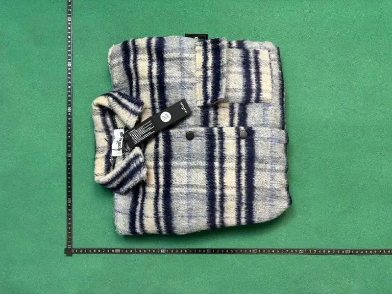 Stone Island Striped Flannel Shirt Jacket vista 2