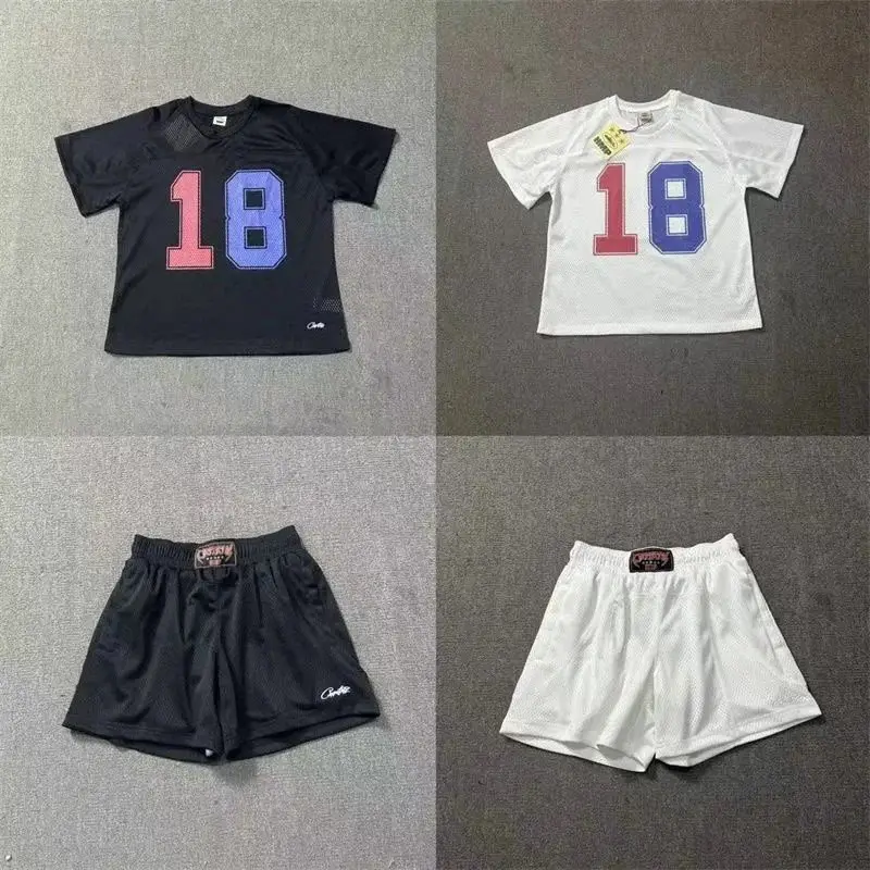 Corteiz Slaughter Gang 21 T-Shirt/Shorts Set vista 3