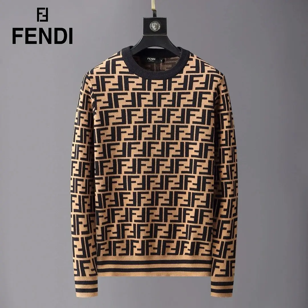 Fendi FF Logo Sweater / Fendi Roma Sweater / Houndstooth Pattern Sweater [4 styles] vista 4