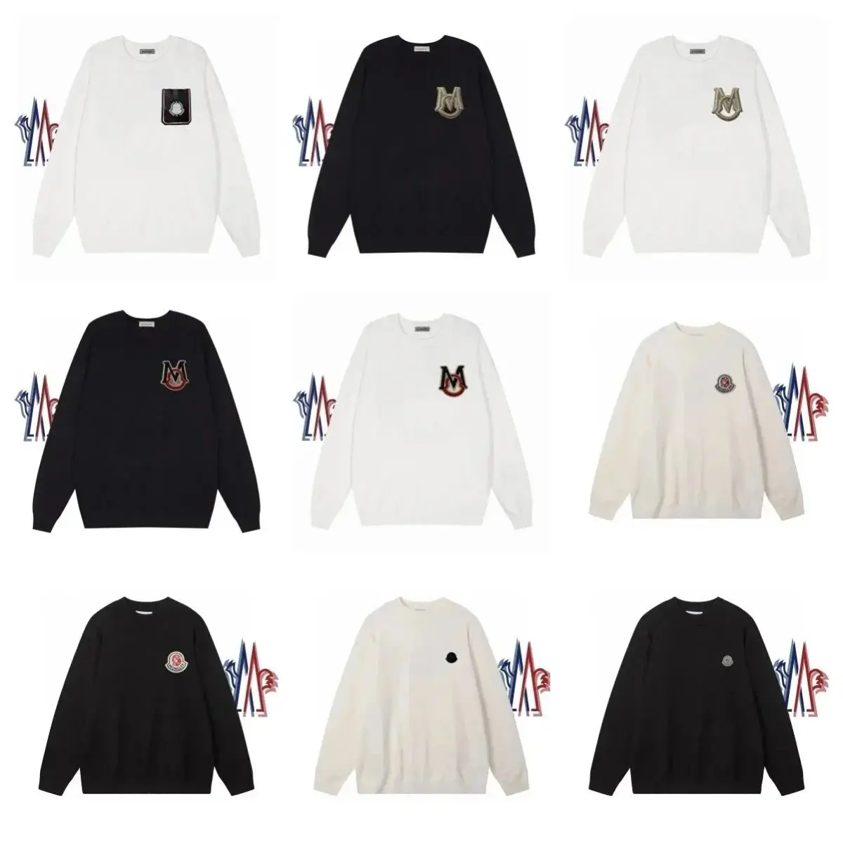Moncler M Logo Sweater [24 styles] vista 2