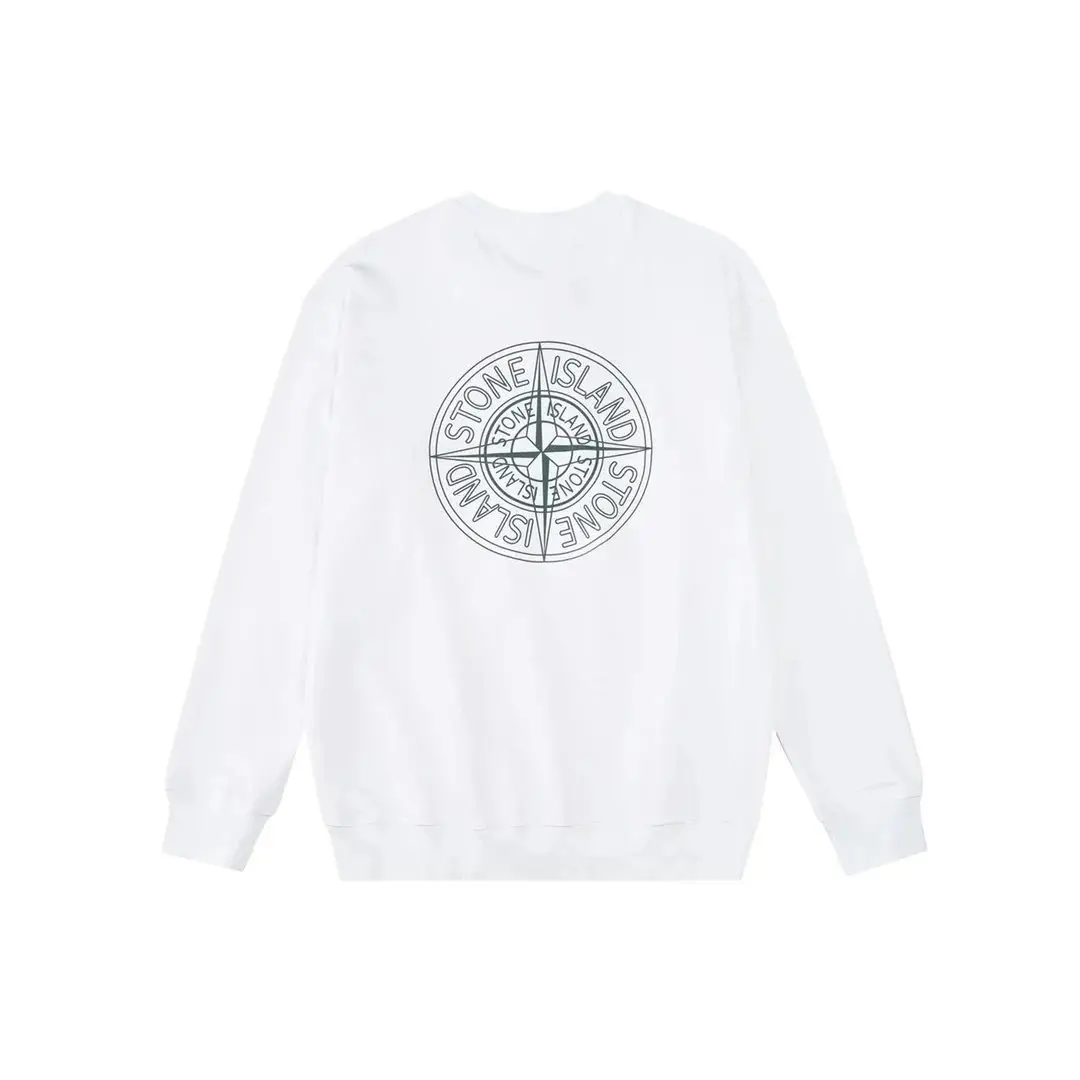 Stone Island Kids Graphic Crewneck Sweatshirt - Black vista 4