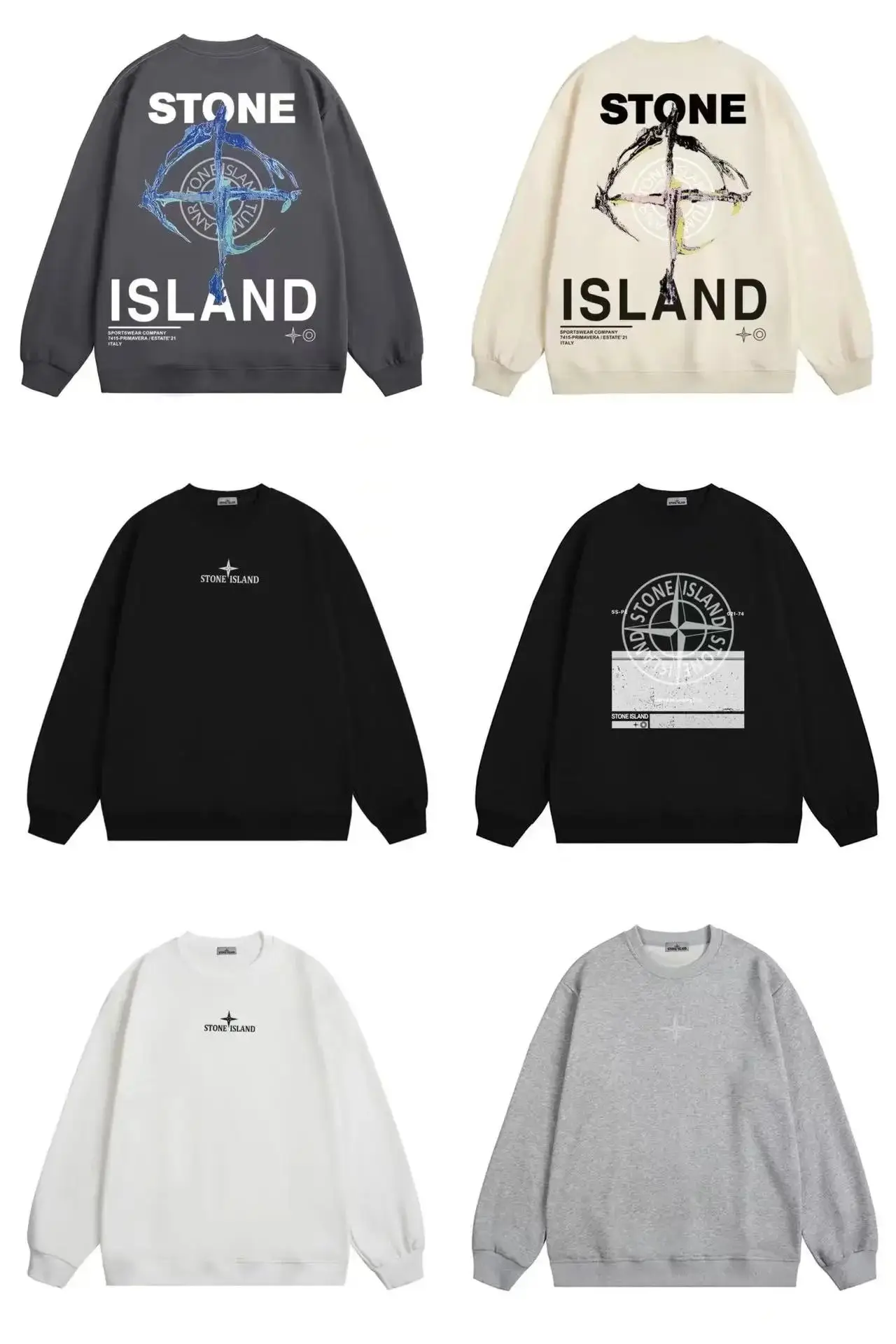 Ver las 4 fotos Stone Island Compass Logo Sweatshirts