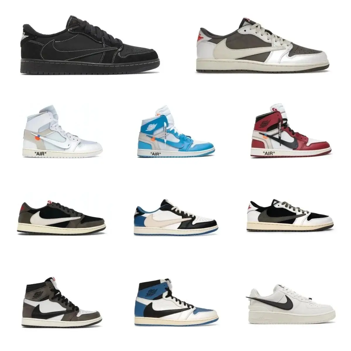 Ver las 1 fotos OG AIR JORDAN High Off-Wh1te Travis Scott