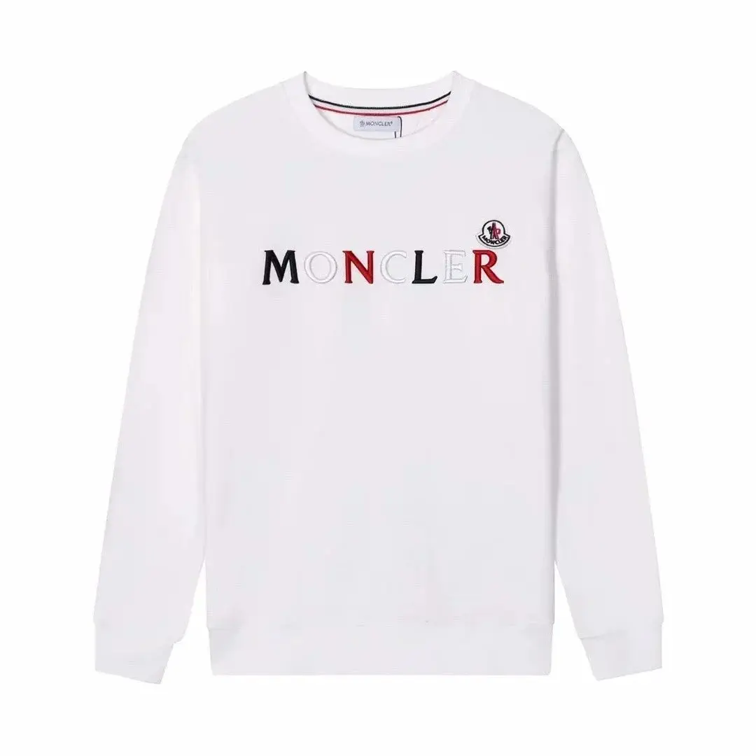 Moncler Embroidered Logo Sweatshirt - Black vista 2